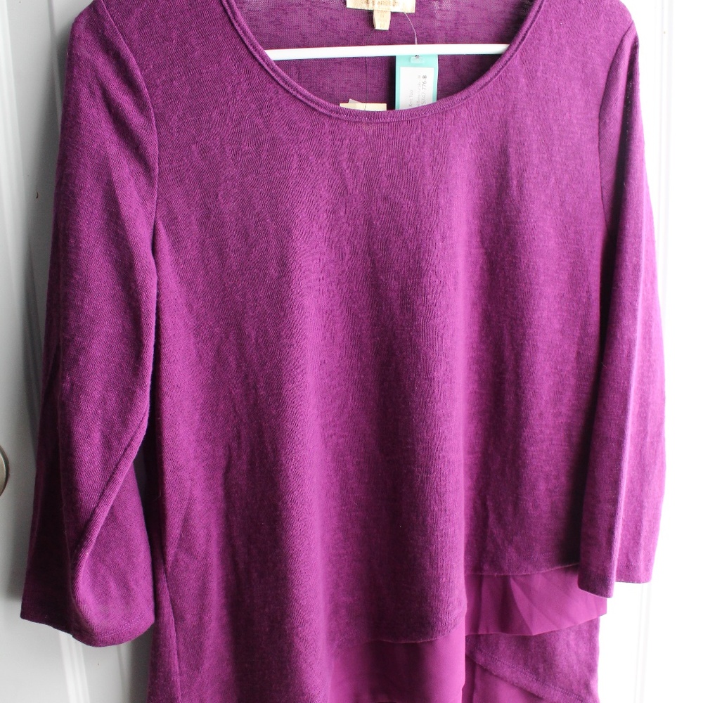 NWT Skies Are Blue Knit Top
